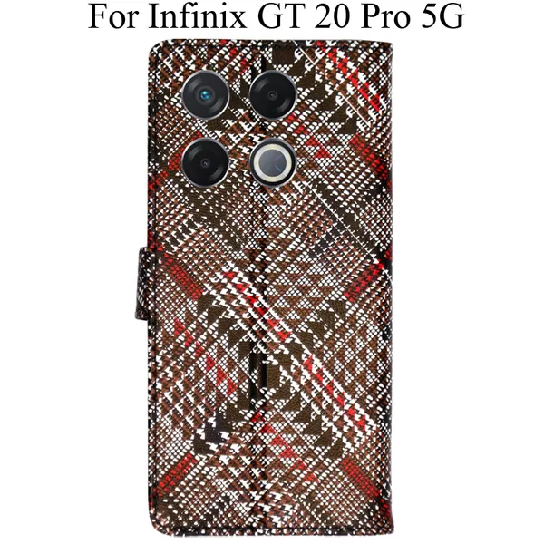 Red_Premium_Flip_Cover_For_Infinix_Gt_20_Pro_5G