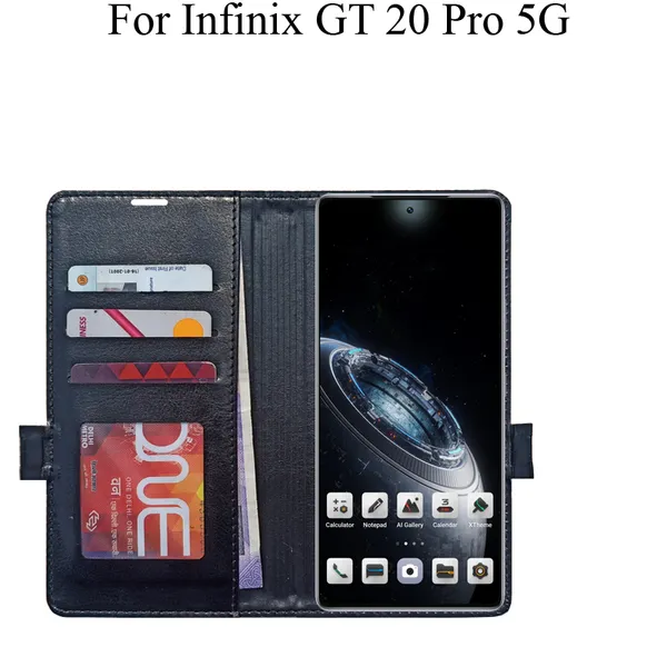 Black_Premium_Flip_Cover_For_Infinix_Gt_20_Pro_5G