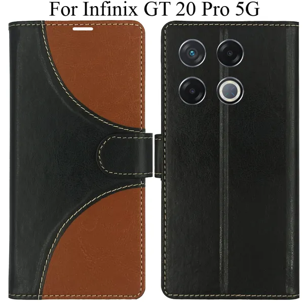 Black_Premium_Flip_Cover_For_Infinix_Gt_20_Pro_5G