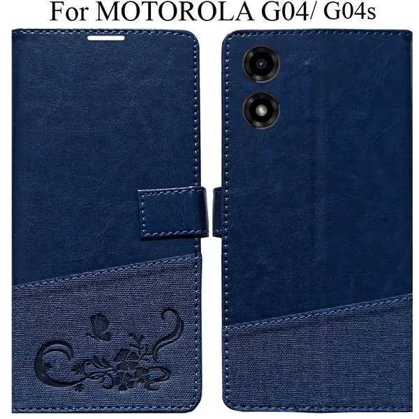 Blue_Premium_Flip_Cover_For_Motorola_G04_Moto_G04S