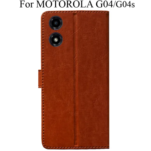 Orange_Premium_Flip_Cover_For_Motorola_G04_Moto_G04S