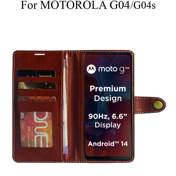 Brown_Premium_Flip_Cover_For_Motorola_G04_Moto_G04S