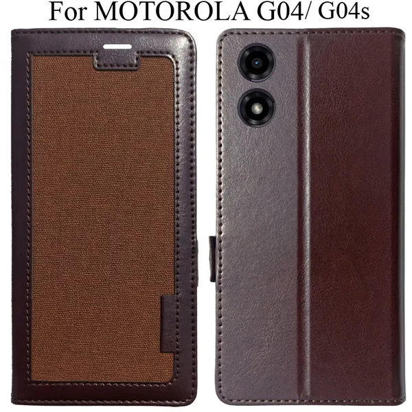Brown_Premium_Flip_Cover_For_Motorola_G04_Moto_G04S