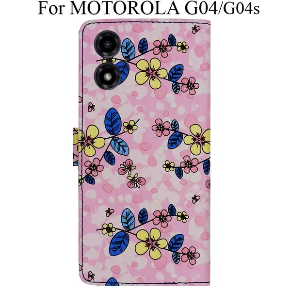 Pink_Premium_Flip_Cover_For_Motorola_G04_Moto_G04S