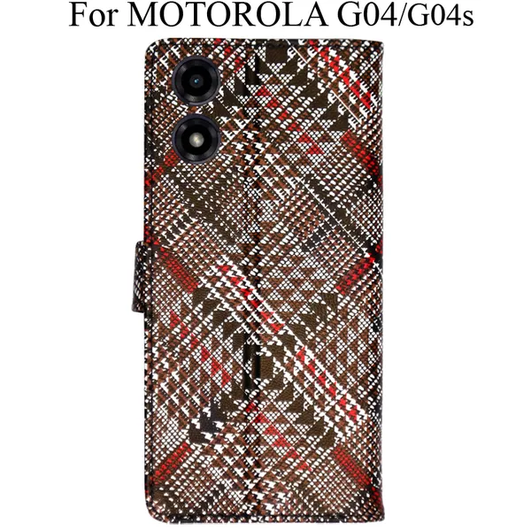 Red_Premium_Flip_Cover_For_Motorola_G04_Moto_G04S