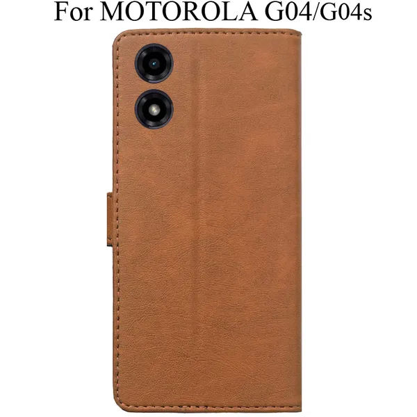Brown_Premium_Flip_Cover_For_Motorola_G04_Moto_G04S