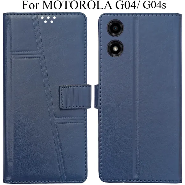 Blue_Premium_Flip_Cover_For_Motorola_G04_Moto_G04S