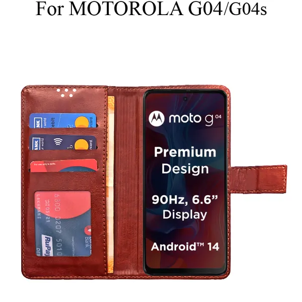 Brown_Premium_Flip_Cover_For_Motorola_G04_Moto_G04S