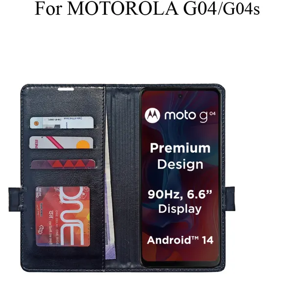 Black_Premium_Flip_Cover_For_Motorola_G04_Moto_G04S