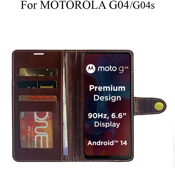 Beige_Premium_Flip_Cover_For_Motorola_G04_Moto_G04S