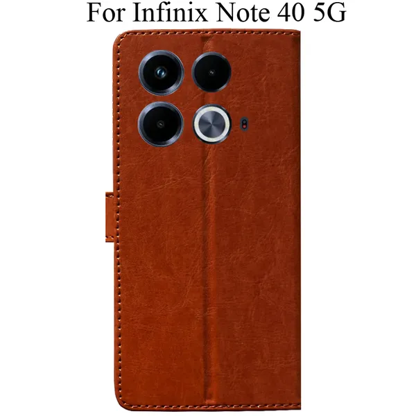 Orange_Premium_Flip_Cover_For_Infinix_Note_40_5G