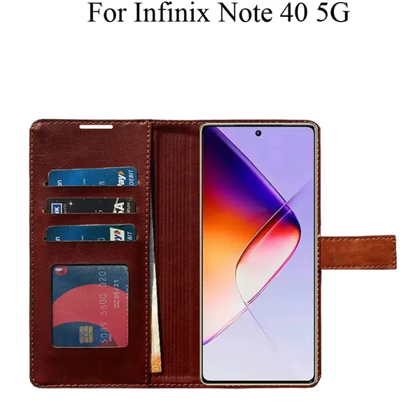 Orange_Premium_Flip_Cover_For_Infinix_Note_40_5G
