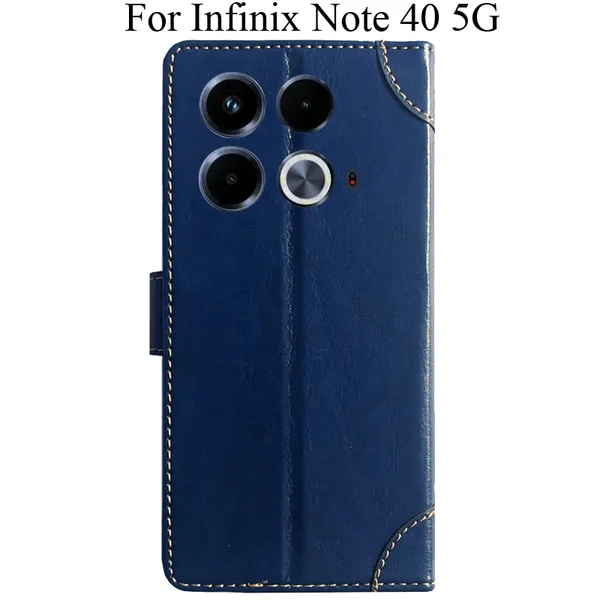Blue_Premium_Flip_Cover_For_Infinix_Note_40_5G