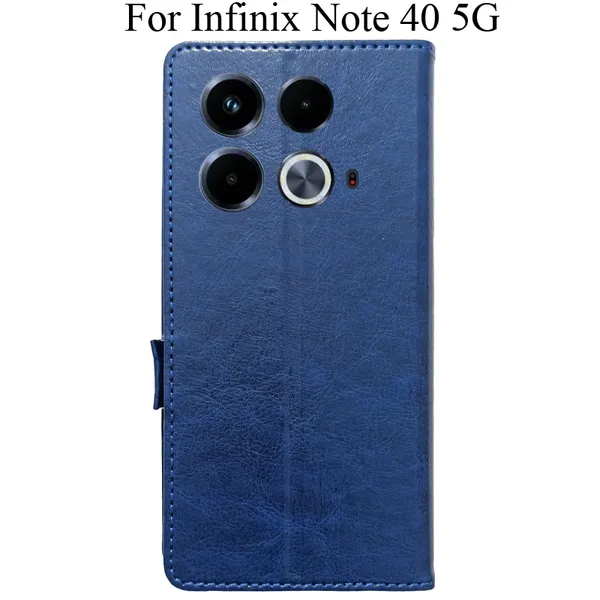 Blue_Premium_Flip_Cover_For_Infinix_Note_40_5G