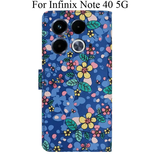 Blue_Premium_Flip_Cover_For_Infinix_Note_40_5G