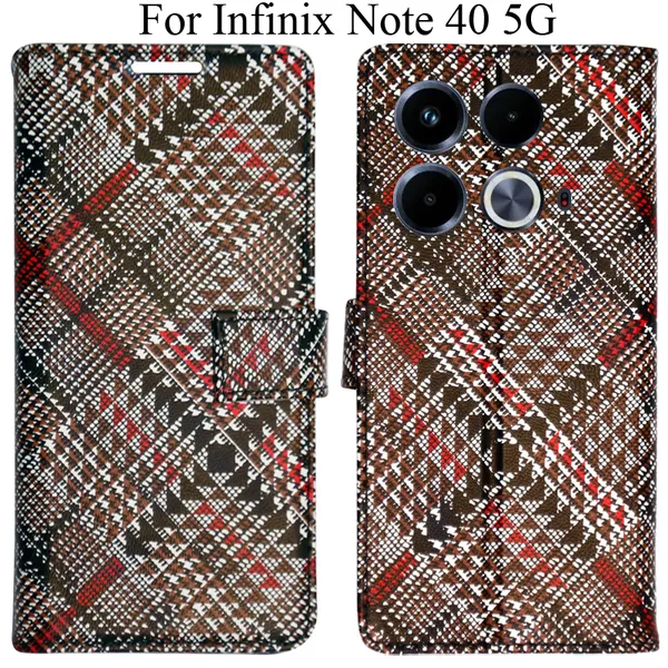 Red_Premium_Flip_Cover_For_Infinix_Note_40_5G