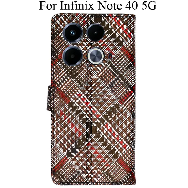 Red_Premium_Flip_Cover_For_Infinix_Note_40_5G