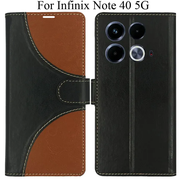Black_Premium_Flip_Cover_For_Infinix_Note_40_5G