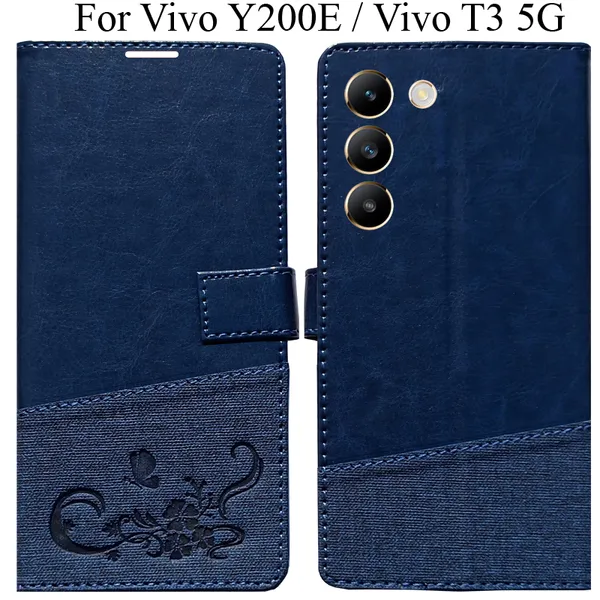 Blue_Premium_Flip_Cover_For_Vivo_T3_5G,_Vivo_Y200E