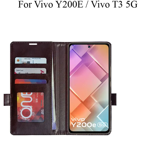 Brown_Premium_Flip_Cover_For_Vivo_T3_5G,_Vivo_Y200E
