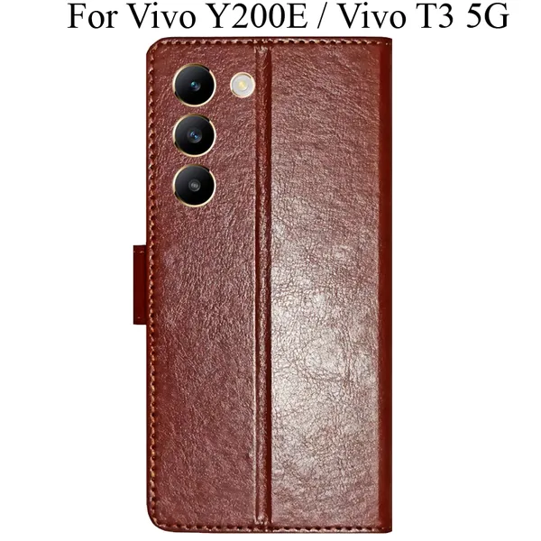 Brown_Premium_Flip_Cover_For_Vivo_T3_5G,_Vivo_Y200E