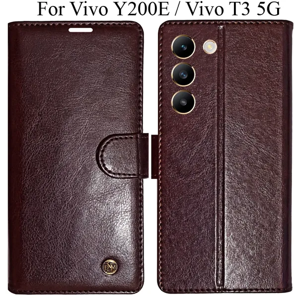Beige_Premium_Flip_Cover_For_Vivo_T3_5G,_Vivo_Y200E