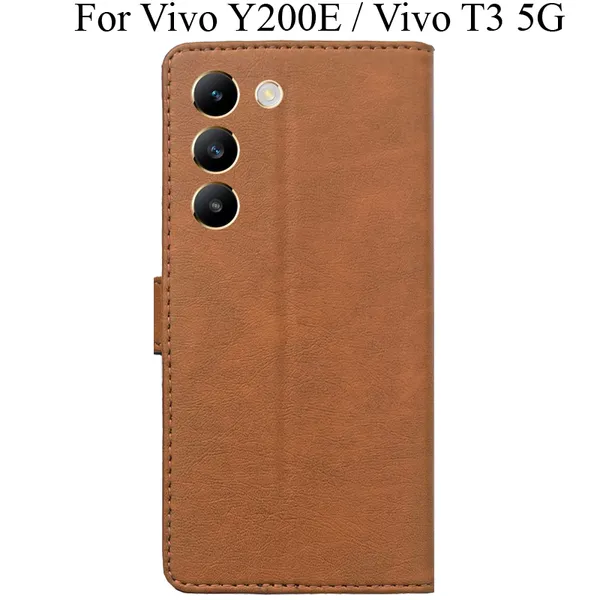 Brown_Premium_Flip_Cover_For_Vivo_T3_5G,_Vivo_Y200E