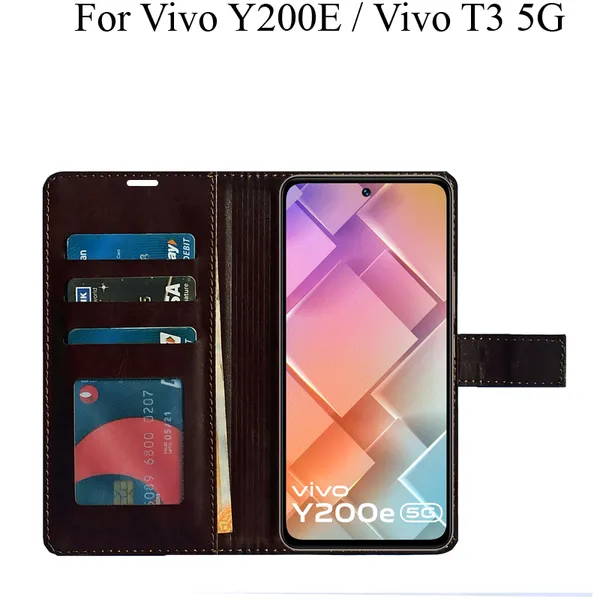 Brown_Premium_Flip_Cover_For_Vivo_T3_5G,_Vivo_Y200E