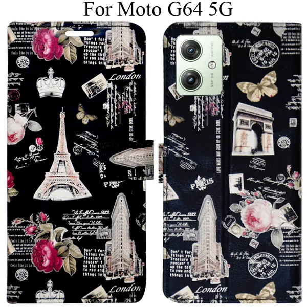 Black_Premium_Flip_Cover_For_Moto_G64_5G