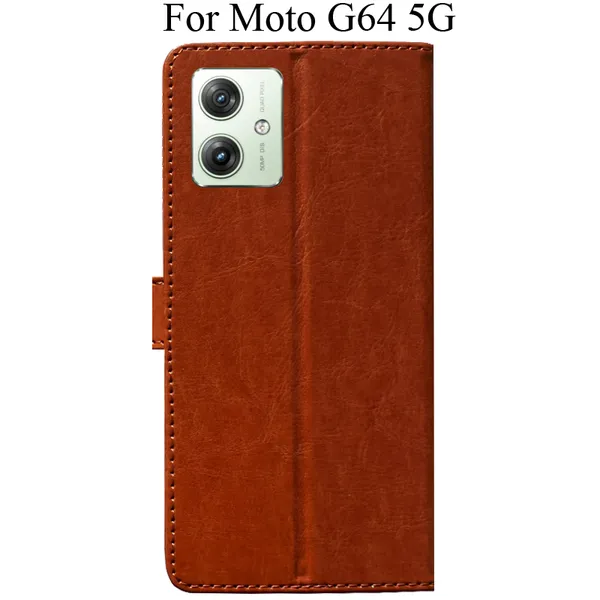 Orange_Premium_Flip_Cover_For_Moto_G64_5G