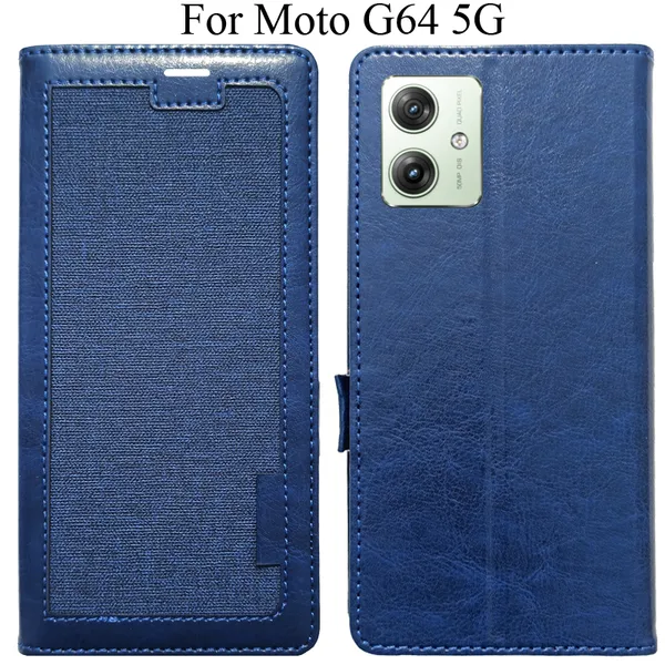 Blue_Premium_Flip_Cover_For_Moto_G64_5G