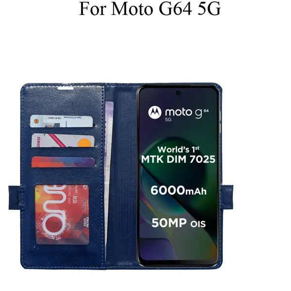 Blue_Premium_Flip_Cover_For_Moto_G64_5G