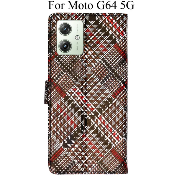 Red_Premium_Flip_Cover_For_Moto_G64_5G
