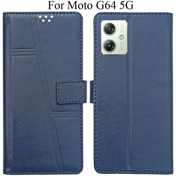 Blue_Premium_Flip_Cover_For_Moto_G64_5G