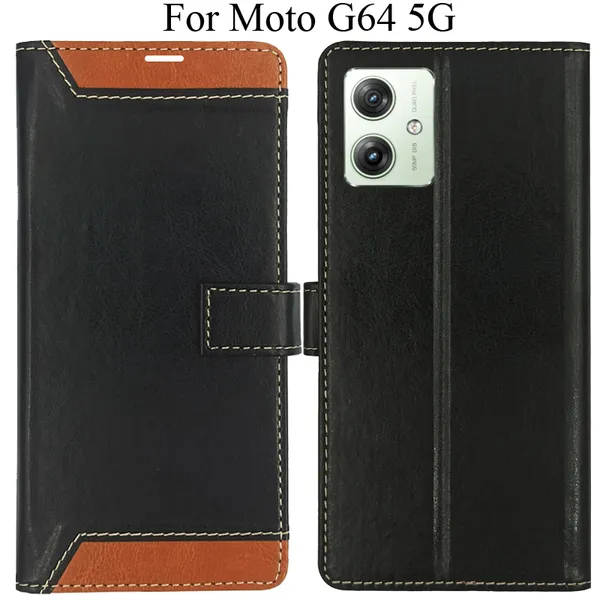 Brown_Premium_Flip_Cover_For_Moto_G64_5G