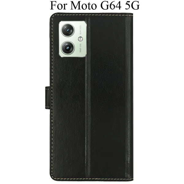 Brown_Premium_Flip_Cover_For_Moto_G64_5G