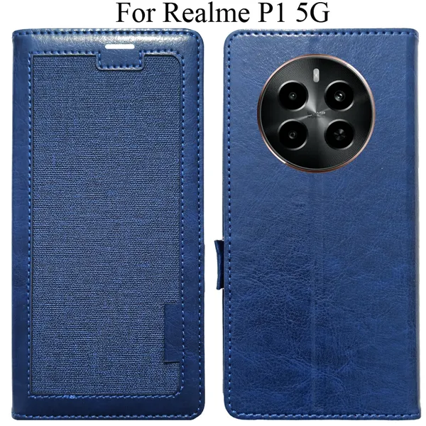 Blue_Premium_Flip_Cover_For_Realme_P1_5G
