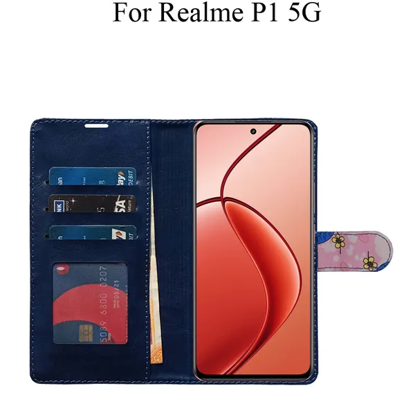 Pink_Premium_Flip_Cover_For_Realme_P1_5G