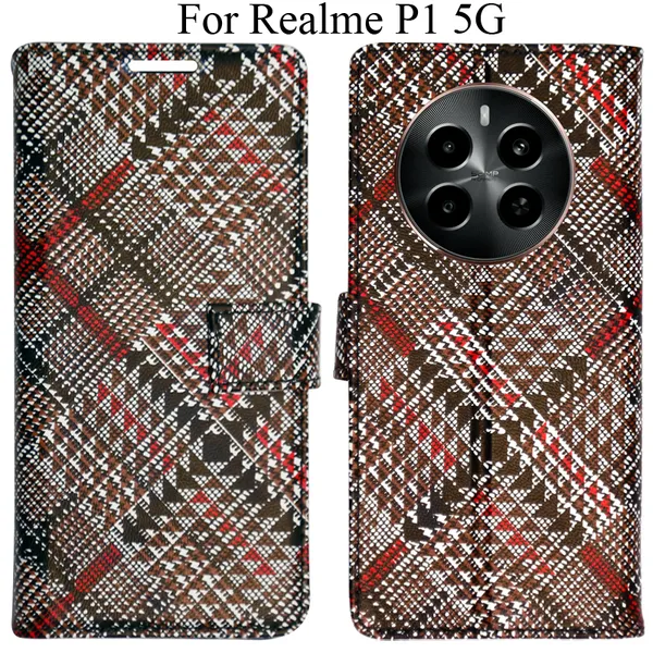 Red_Premium_Flip_Cover_For_Realme_P1_5G
