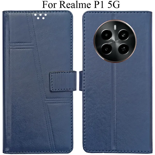 Blue_Premium_Flip_Cover_For_Realme_P1_5G
