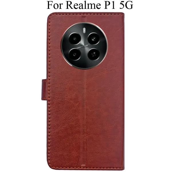 Brown_Premium_Flip_Cover_For_Realme_P1_5G