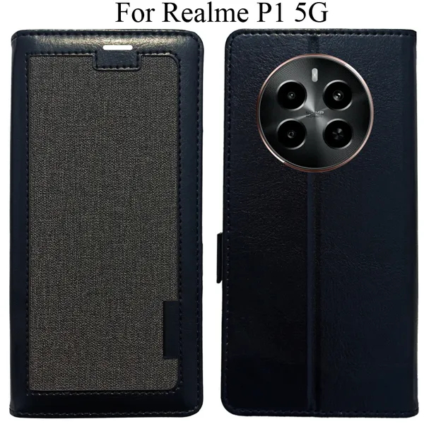 Black_Premium_Flip_Cover_For_Realme_P1_5G