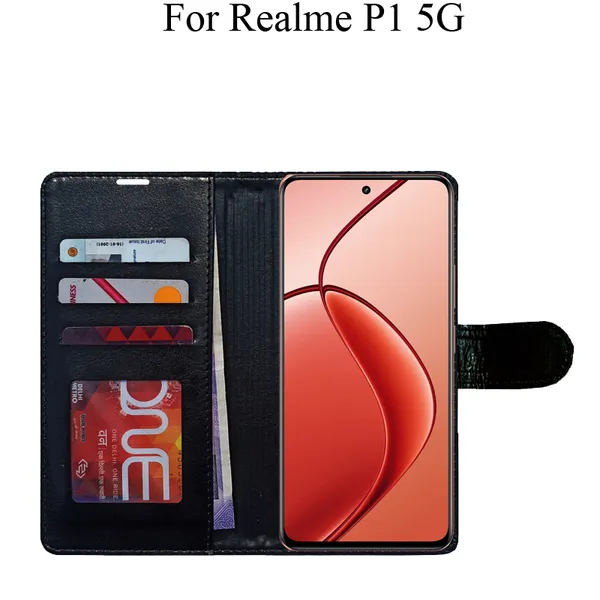 Black_Premium_Flip_Cover_For_Realme_P1_5G
