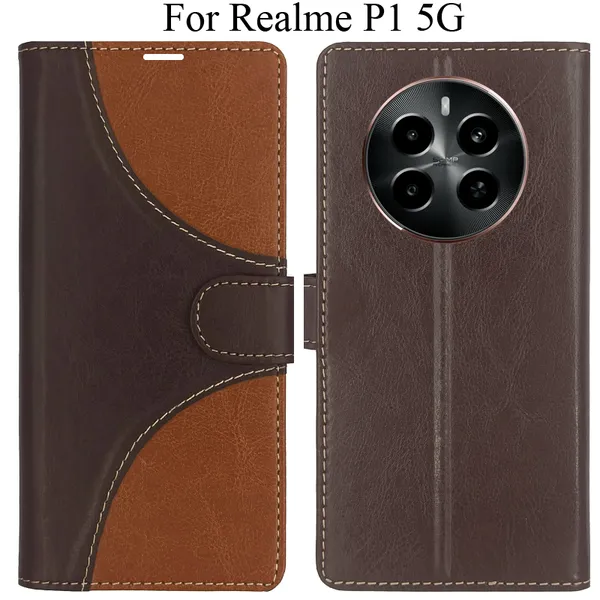 Brown_Premium_Flip_Cover_For_Realme_P1_5G