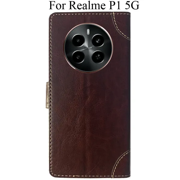 Beige_Premium_Flip_Cover_For_Realme_P1_5G