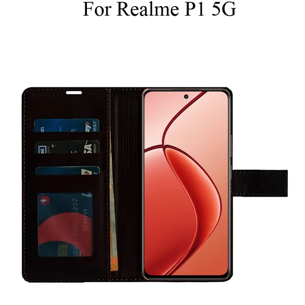Brown_Premium_Flip_Cover_For_Realme_P1_5G
