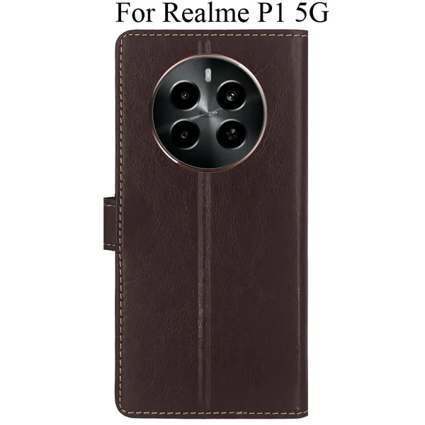 Brown_Premium_Flip_Cover_For_Realme_P1_5G