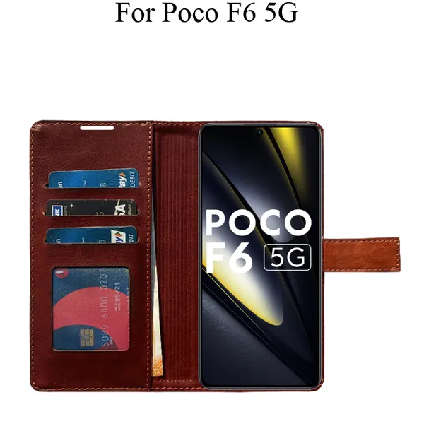 Orange_Premium_Flip_Cover_For_Poco_F6_5G