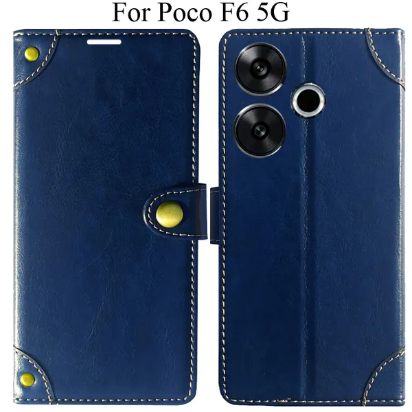 Blue_Premium_Flip_Cover_For_Poco_F6_5G