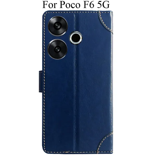 Blue_Premium_Flip_Cover_For_Poco_F6_5G